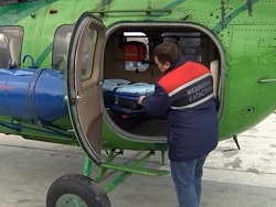 На Урале для оказания экстренной помощи потерпевшим всё чаще привлекают санитарную авиацию